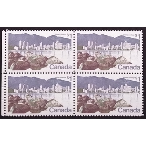 Canada 600|600ii Block with Varieties VF MNH