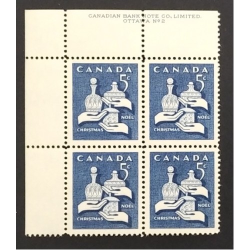 Canada 444 Plate Block UL No. 2 VF MNH