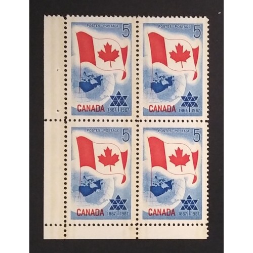 Canada 453p Corner Block LL VF MNH