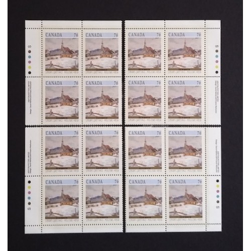 Canada 1258 Plate Blocks Matched Set VF MNH
