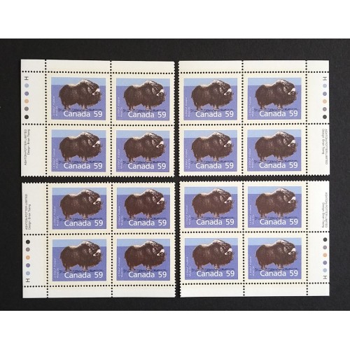 Canada 1174 Plate Blocks Matched Set VF MNH