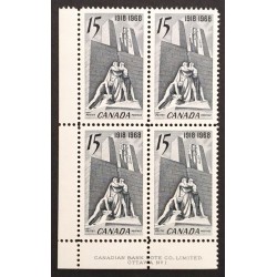 Canada 486 Plate Block LL No. 1 VF MNH