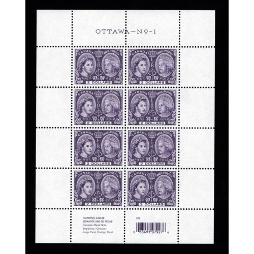Canada 2540 Mini Pane MNH