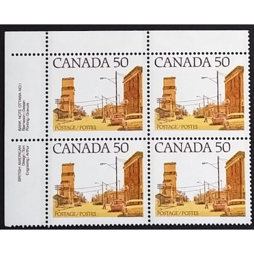 Canada 723 Plate Block UL VF MNH