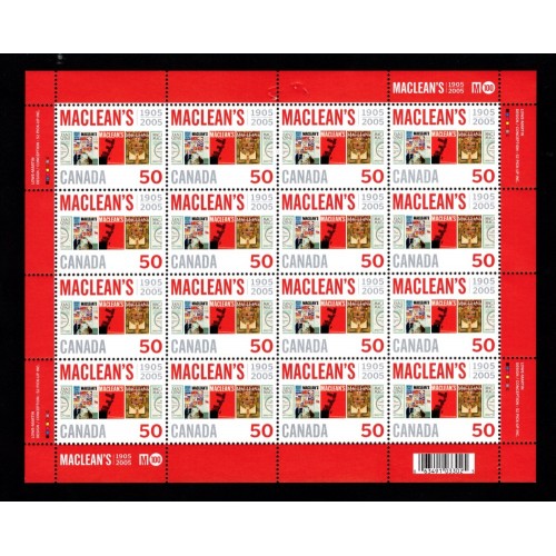 Canada 2104 Sheet MNH