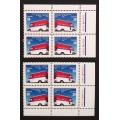 Canada 1273i Corner Blocks VF MNH