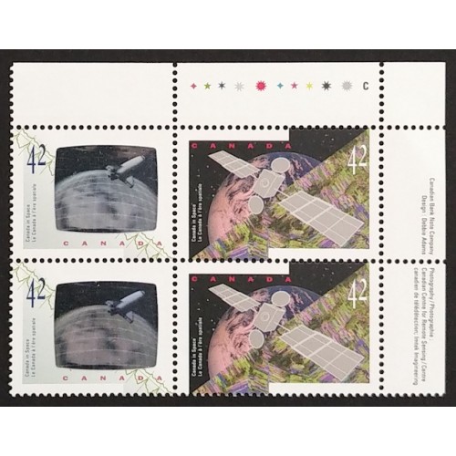 Canada 1442a Plate Block UR VF MNH