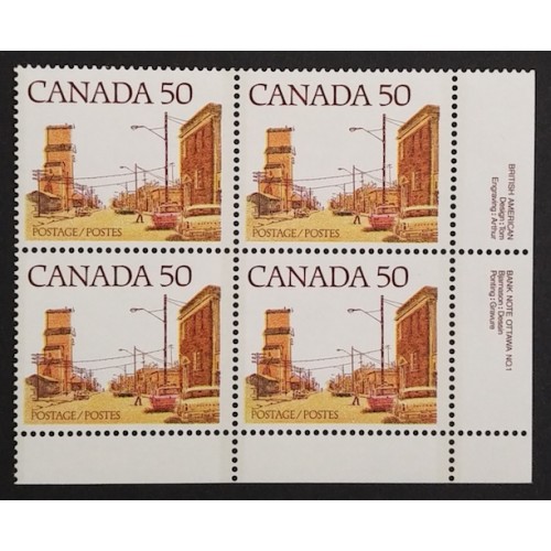 Canada 723 Plate Block LR No. 1 VF MNH