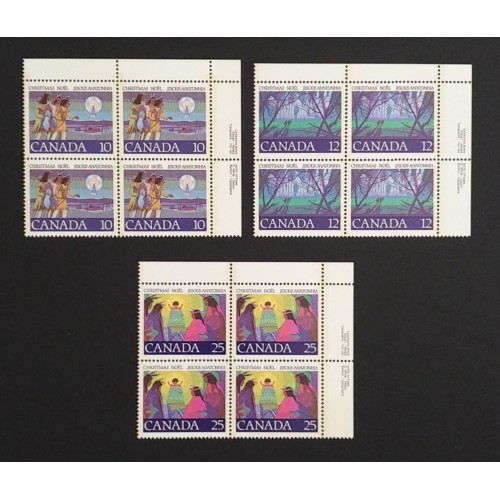Canada 741-3 Plate Block UR VF MNH