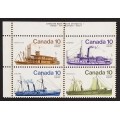 Canada 703a Plate Block UL No. 1 VF MNH