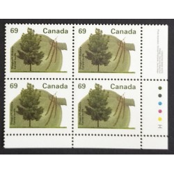 Canada 1369 Plate Block LR VF MNH
