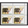 Canada 1372i Corner Block UR VF MNH