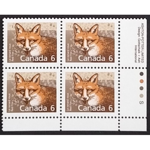 Canada 1159 Plate Block LR VF MNH