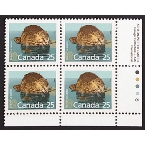 Canada 1161 Plate Block LR VF MNH