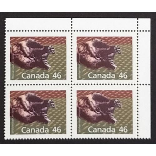 Canada 1172Ag Corner Block UR VF MNH