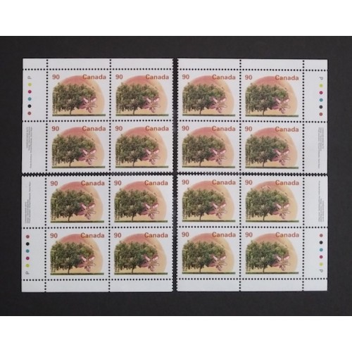 Canada 1374 Plate Blocks Matched Set VF MNH