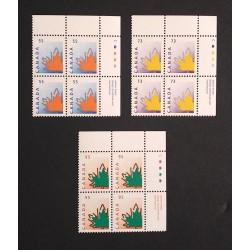 Canada 1684-6 Plate Blocks UR VF MNH