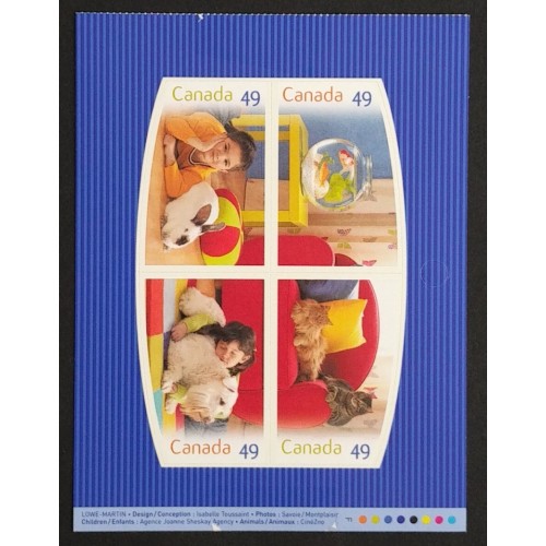 Canada 2060a Booklet Pane VF MNH