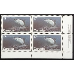 Canada 853 Plate Block LR
 VF MNH