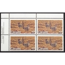 Canada 854 Plate Block UL VF MNH