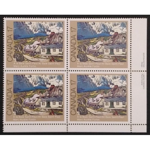 Canada 887i Plate Block LR VF MNH