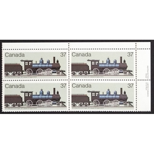 Canada 1038 Plate Block UR VF MNH