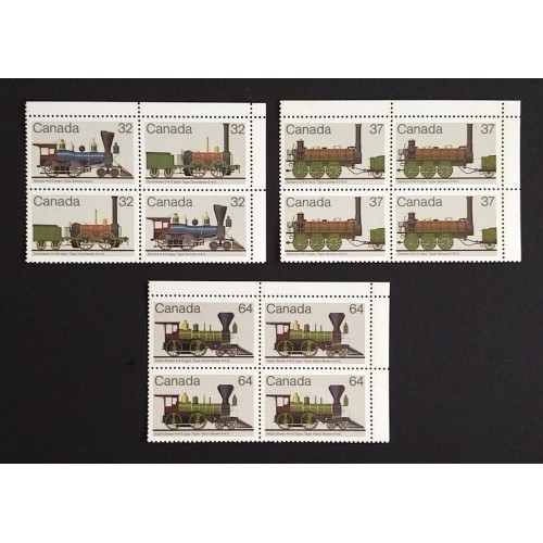 Canada 999-1002 Corner Blocks UR VF MNH