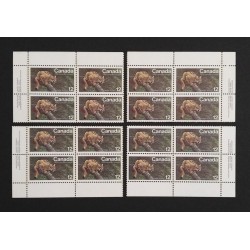 Canada 732 Plate Blocks Matched Set VF MNH
