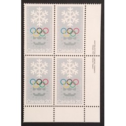 Canada 689 Plate Block LR VF MNH