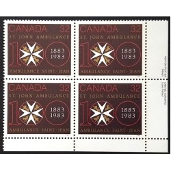 Canada 980 Plate Block LR VF MNH
