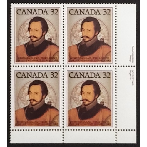 Canada 995 Plate Block LR VF MNH