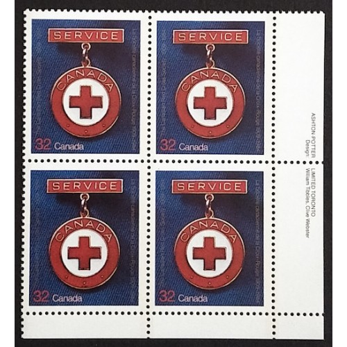 Canada 1013 Plate Block LR VF MNH