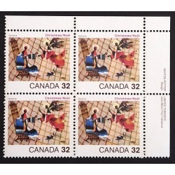 Canada 1040 Plate Block UR VF MNH