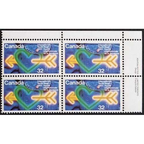 Canada 1045 Plate Block UR VF MNH