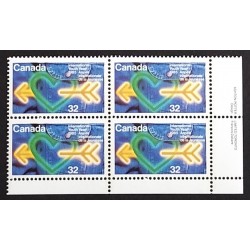 Canada 1045 Plate Block LR VF MNH