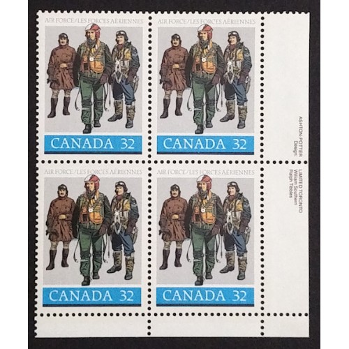 Canada 1043 Plate Block LR VF MNH