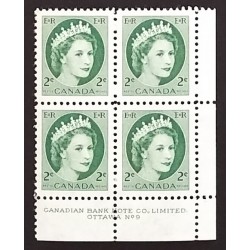 Canada 338 Plate Block LR No. 9n VF MNH