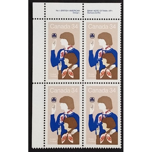 Canada 1062 Plate Block UL VF MNH