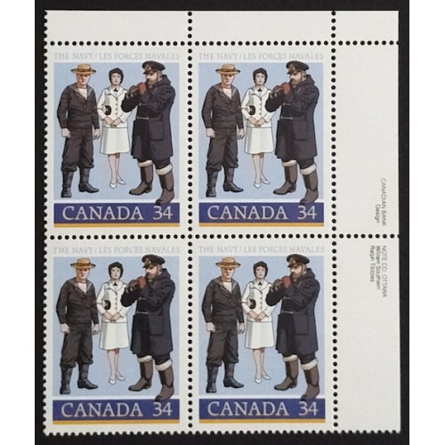 Canada 1075 Plate Block UR VF MNH