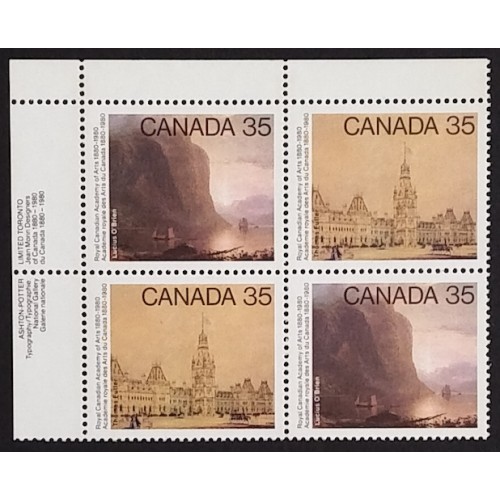 Canada 852a Plate Block UL VF MNH