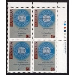 Canada 1147 Plate Block UR VF MNH