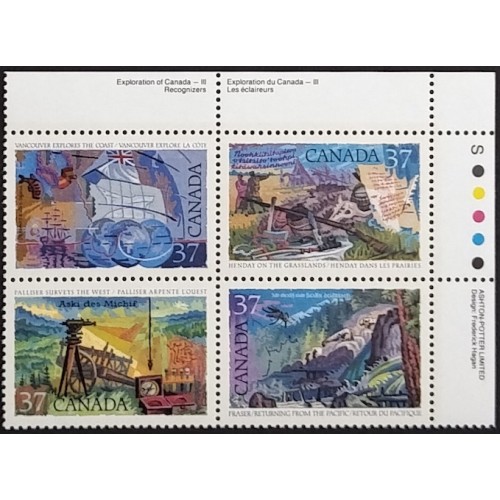 Canada 1202a Plate Block UR VF MNH