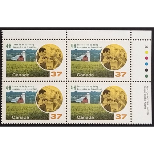 Canada 1215 Plate Block UR VF MNH
