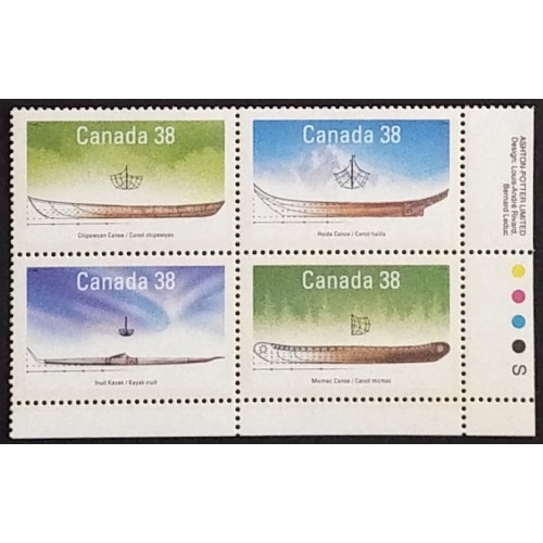 Canada 1232a Plate Block LR VF MNH