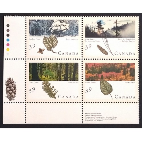 Canada 1286a Plate Block LL VF MNH