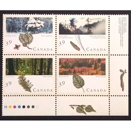 Canada 1286a Plate Block LR VF MNH