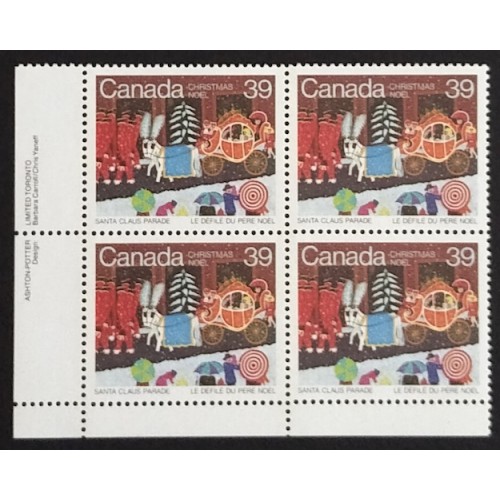 Canada 1068 Plate Block LL VF MNH