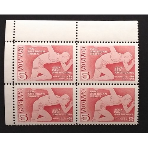 Canada 472 Corner Block UL VF MNH