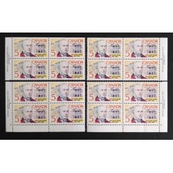 Canada 484 Plate Blocks Matched Set VF MNH