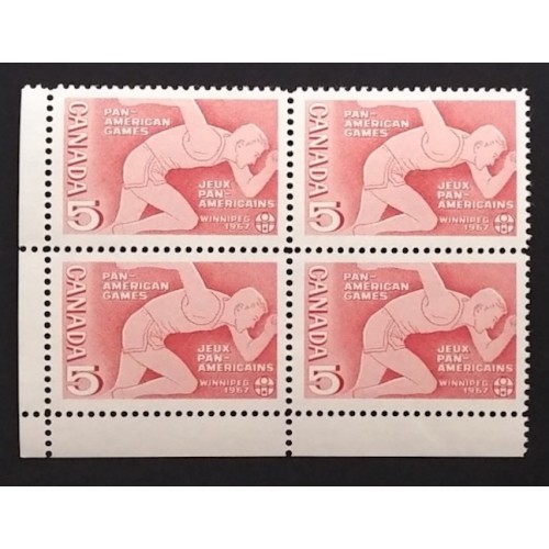 Canada 472 Corner Block LL VF MNH